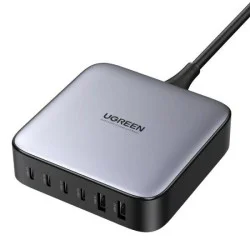 Ugreen Nexode 200W 6-Port Gan Desktop Fast Charger Uk (Space Gray)